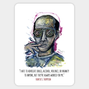 Hunter S. Thompson Sticker